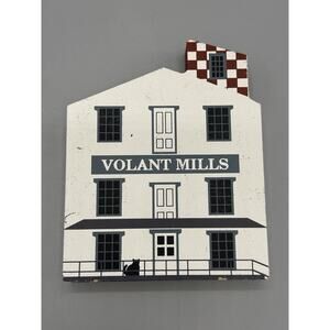 Vintage Cat's Meow Fall Series Volant Mills Building READ DETAILS